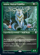 Anara, Wolvid Familiar (Foil Etched) [Commander Legends]