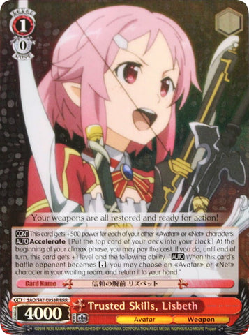 Trusted Skills, Lisbeth (SAO/S47-E053R RRR) [Sword Art Online Re: Edit]