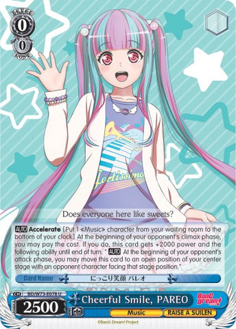 Cheerful Smile, PAREO (BD/W73-E078 U) [BanG Dream! Vol.2]