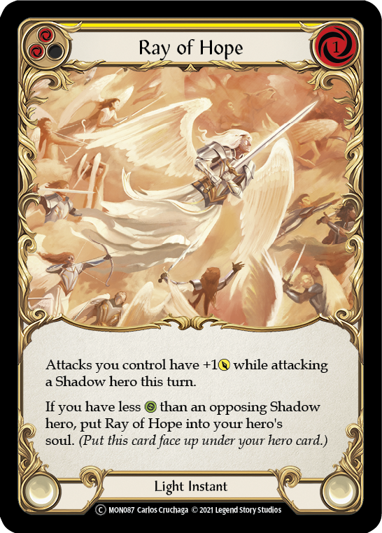 Ray of Hope [U-MON087-RF] Unlimited Rainbow Foil
