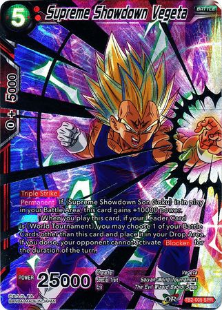 Supreme Showdown Vegeta (SPR) (TB2-005) [World Martial Arts Tournament