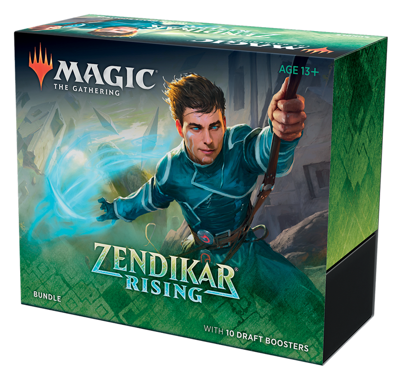 Magic: The Gathering Zendikar Rising Bundle | 10 Draft Booster Packs