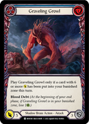 Graveling Growl (Blue) [MON146-RF] 1st Edition Rainbow Foil