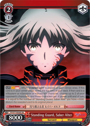 Standing Guard, Saber Alter (FS/S77-E050S SR) [Fate/Stay Night [Heaven's Feel] Vol.2]