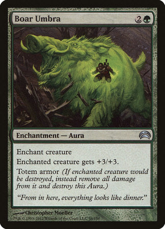 Boar Umbra [Planechase 2012]
