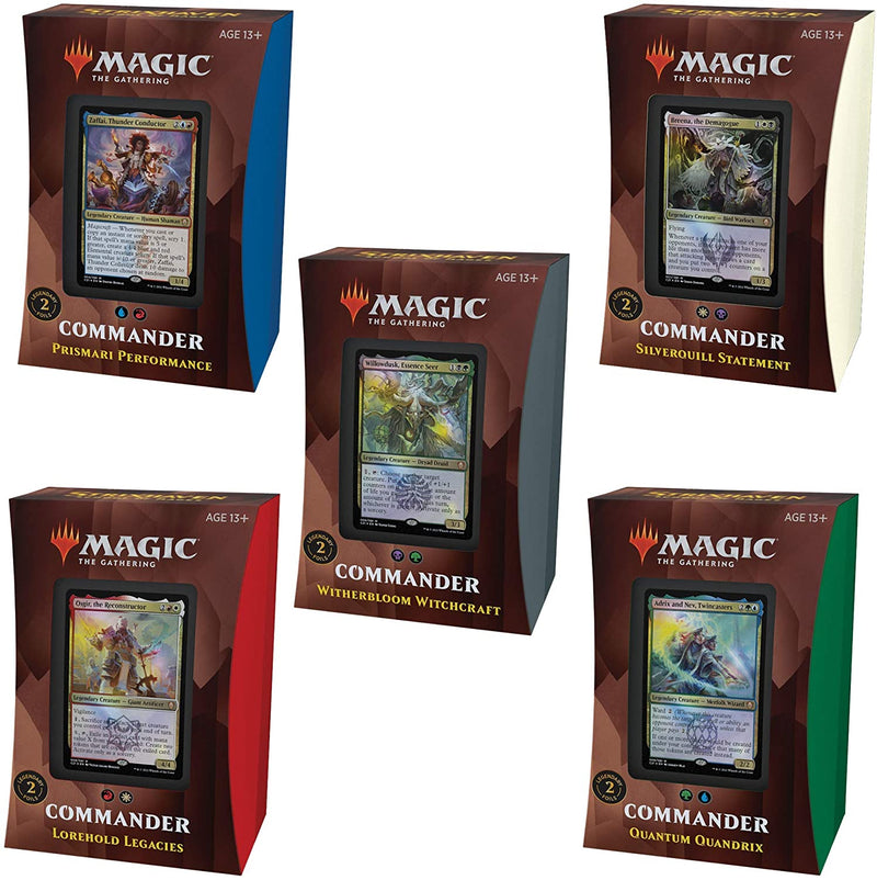 mtg strixhaven quandrix commander deck Magic: The Gathering Strixhaven Commander Deck