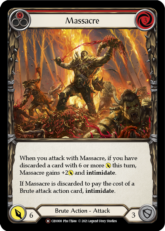 Massacre [U-CRU008-RF] Unlimited Rainbow Foil