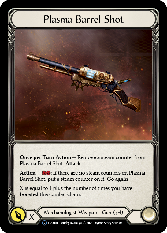 Plasma Barrel Shot [U-CRU101-RF] Unlimited Rainbow Foil