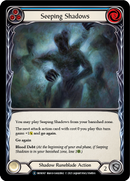 Seeping Shadows (Blue) [U-MON167-RF] Unlimited Rainbow Foil